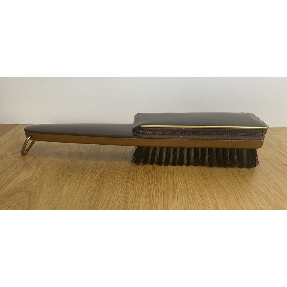 Vintage Golden Seal West Germany Brush & Shoe‎ Horn Travel Grooming Set